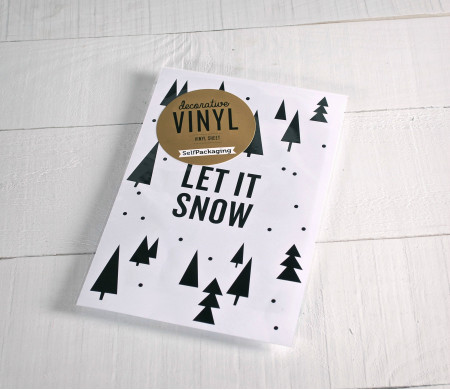 Vinilo decorativo "Let it snow"