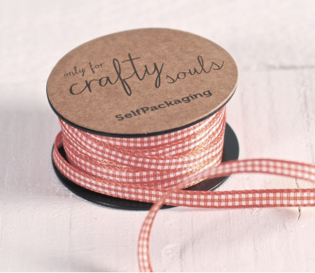 Cinta de cuadros vichy para decorar regalos