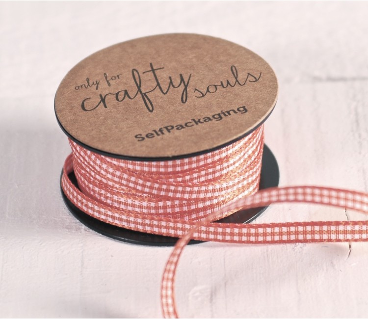 Cinta de cuadros vichy para decorar regalos