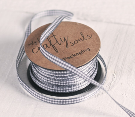 Cinta de cuadros vichy para decorar regalos