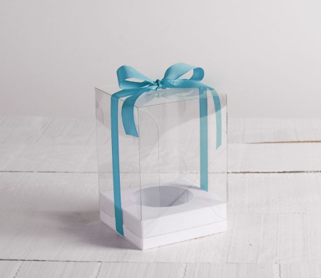Caja Pequeña con Lazo para Huevo de Pascua