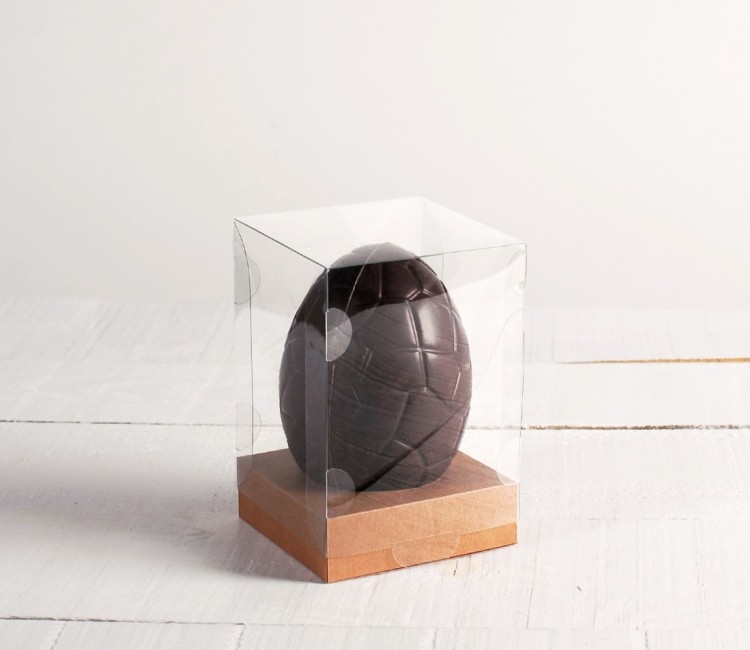 Cajas transparentes para un huevo de Pascua