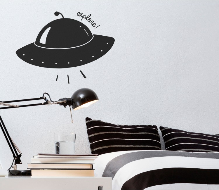 Vinilo Infantil de Nave Espacial Vinilo Infantil de Nave Espacial