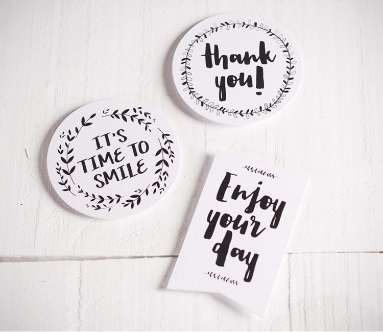 Pegatinas para regalos "Happy" Pegatinas para regalos "Happy"