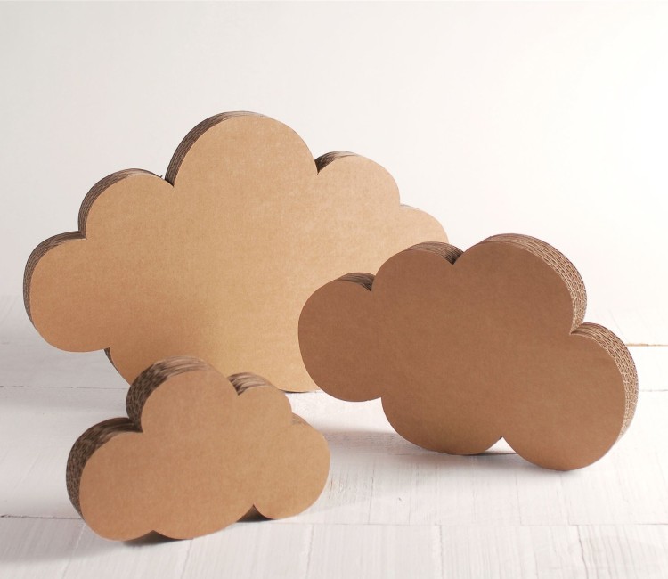 Nubes de Cartón Decorativas ¡Kit de 3! Nubes de Cartón Decorativas ¡Kit de 3!