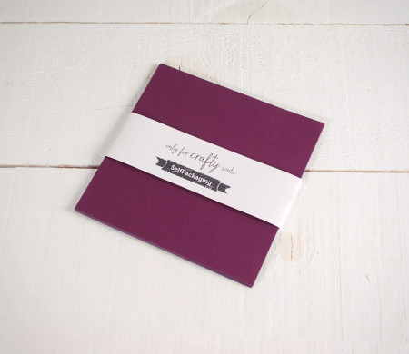 Cartulinas Sirio Vino 16,5x 16,5cm