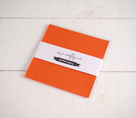 Cartulinas Sirio Naranja 16,5x 16,5cm