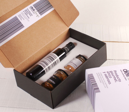 Caja para productos gourmet Caja para productos gourmet