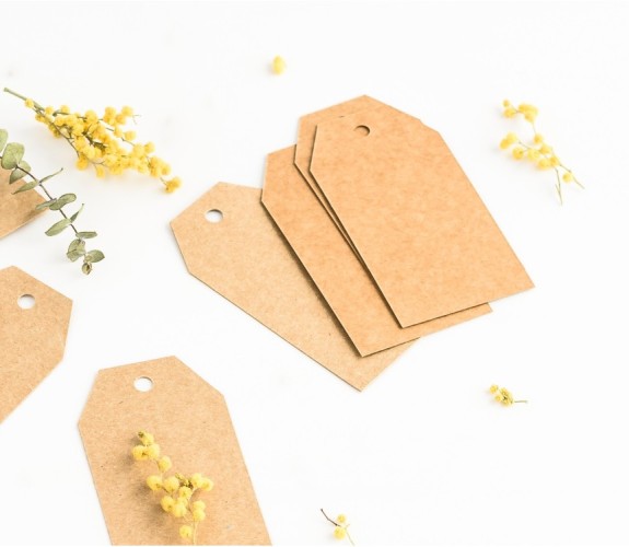 Etiquetas lisas para personalizar tus regalos