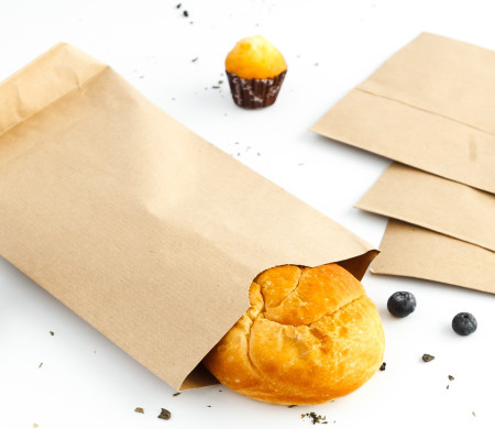 Kit de 20 Bolsas Cilíndricas de Papel Kraft