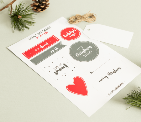 Kit Adhesivos y Etiqueta para Navidad