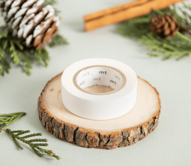 Washi Tape en Color Blanco Mate Washi Tape en Color Blanco Mate