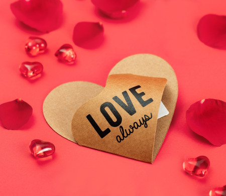 Caja Corazón para Vales o Tarjetas