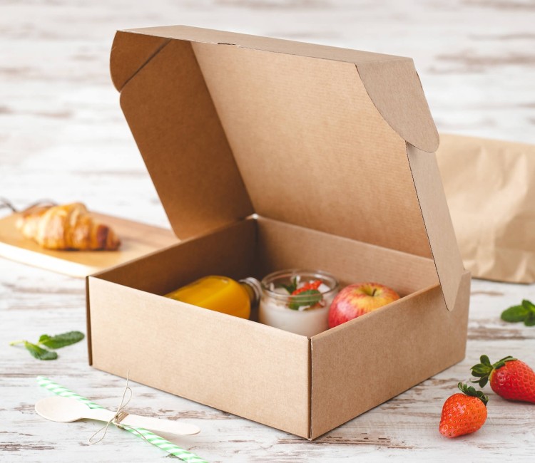 Caja de Cartón para Desayunos Caja de Cartón para Desayunos