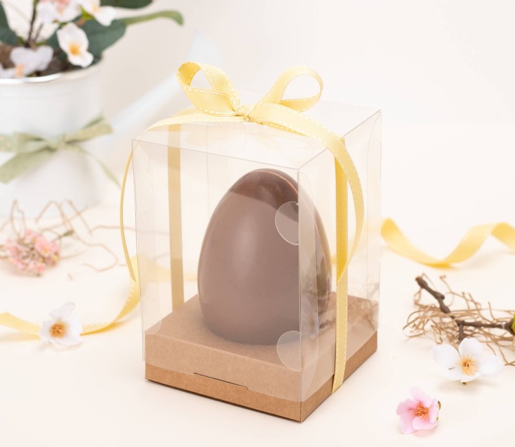 Caja Pequeña con Lazo para Huevo de Pascua