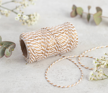 Cordón Bakers Twine metalizado para decorar regalos