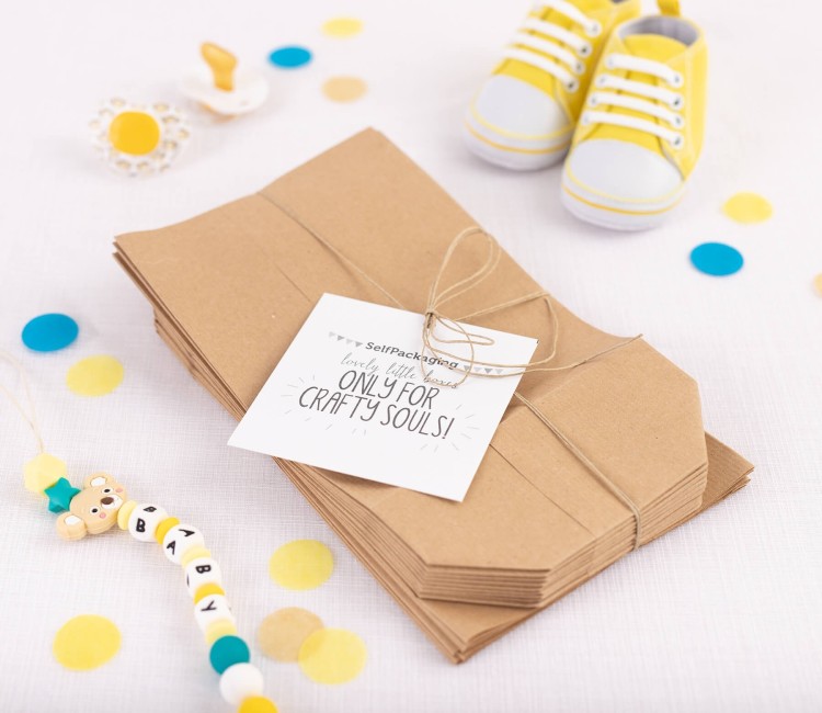 Kit de 20 Bolsas Cilíndricas de Papel Kraft Kit de 20 Bolsas Cilíndricas de Papel Kraft