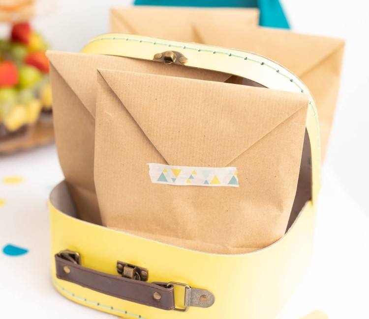 Kit de 20 Bolsas Cilíndricas de Papel Kraft Kit de 20 Bolsas Cilíndricas de Papel Kraft