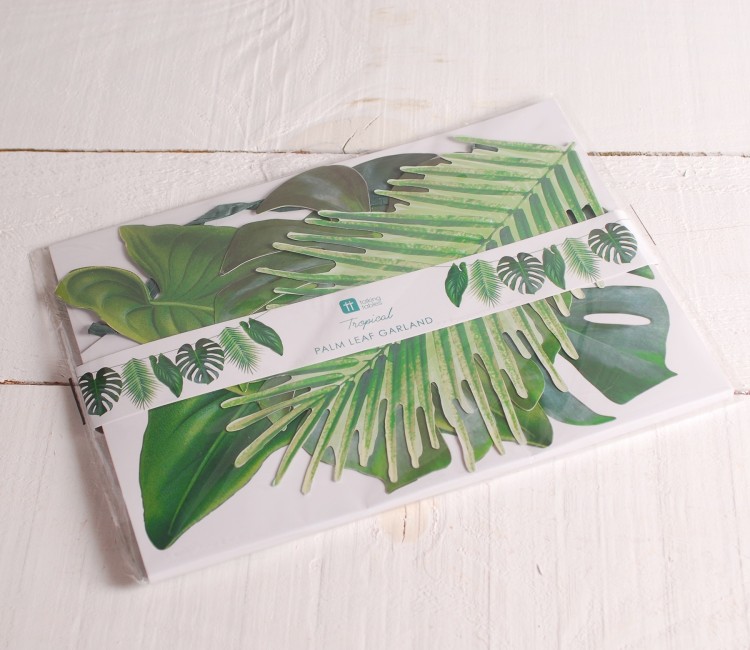 Guirnalda estampado tropical