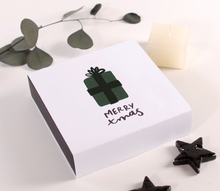 Caja para bombones de Navidad