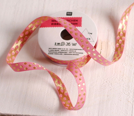 Cinta de regalo rosa