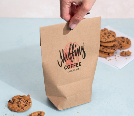 Kit de 20 Bolsas Cilíndricas de Papel Kraft