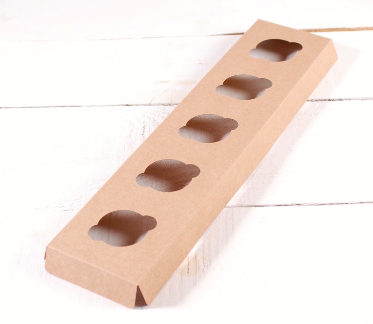 Holder para 5 mini cupcakes, ideal pastelerías