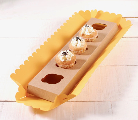 Holder para 5 mini cupcakes, ideal pastelerías
