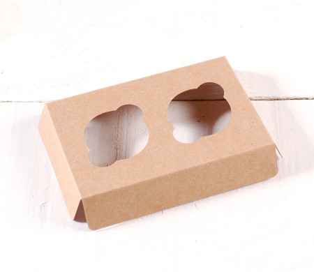Holder para 2 mini cupcakes, ideal pastelerías