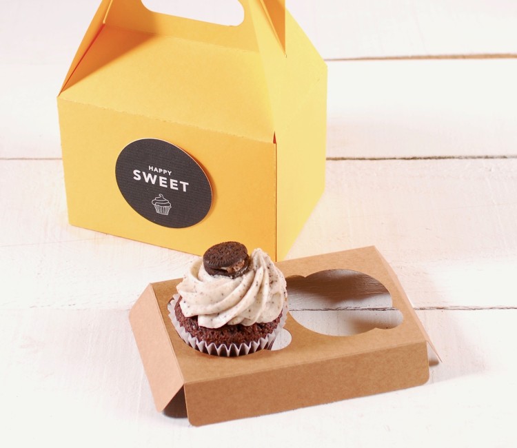 Holder para 2 cupcakes, para pastelerías y tiendas