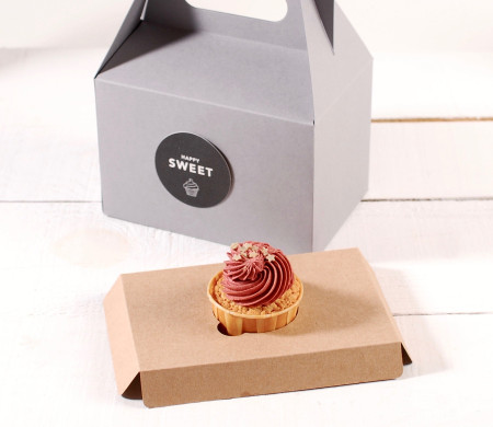 Holder para 1 cupcake perfecto para cajas de repostería