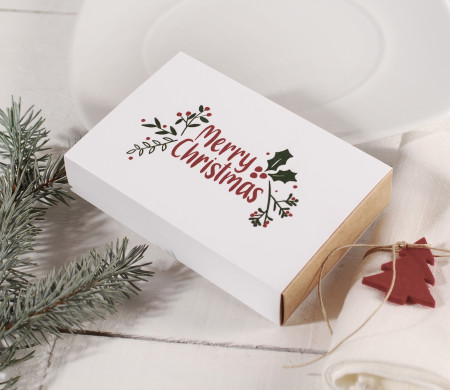 Caja para tarjetas regalo de Navidad