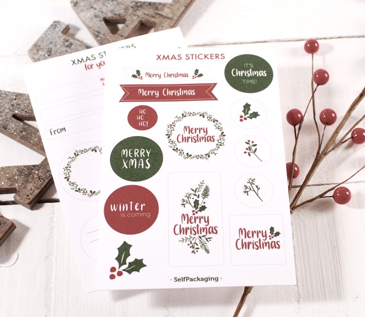 Set de pegatinas de Navidad