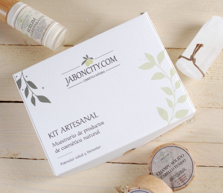 Caja muestra de productos de cosmética