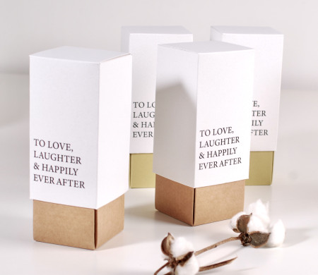 Caja decorada para bodas