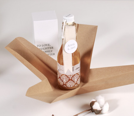 Caja decorada para bodas