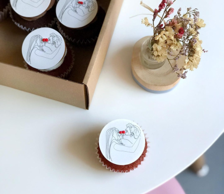 Caja para doce cupcakes Caja para doce cupcakes