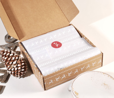 Papel de seda blanco para regalo