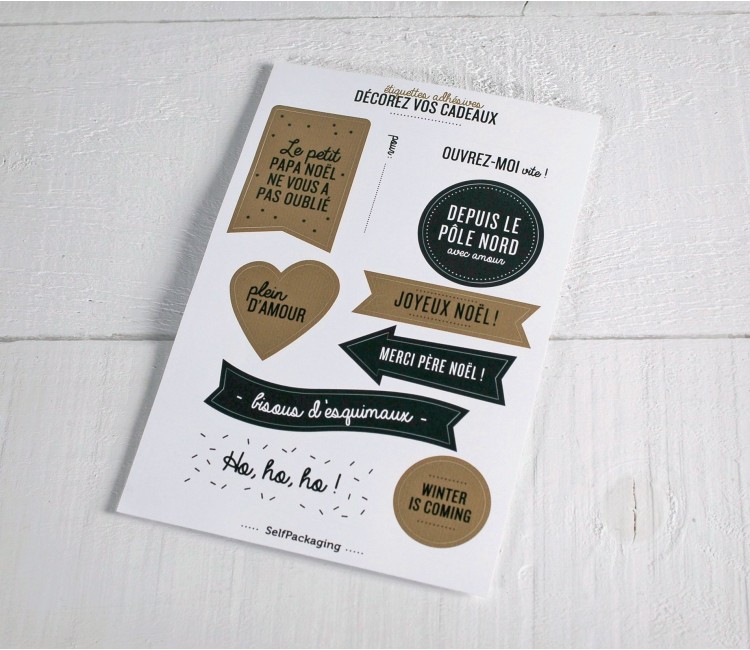 Kit de adhesivos decorativos para Navidad