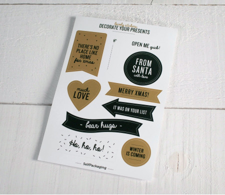 Kit de adhesivos decorativos para Navidad