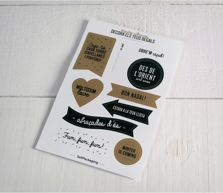 Kit de adhesivos decorativos para Navidad