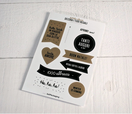 Kit de adhesivos decorativos para Navidad