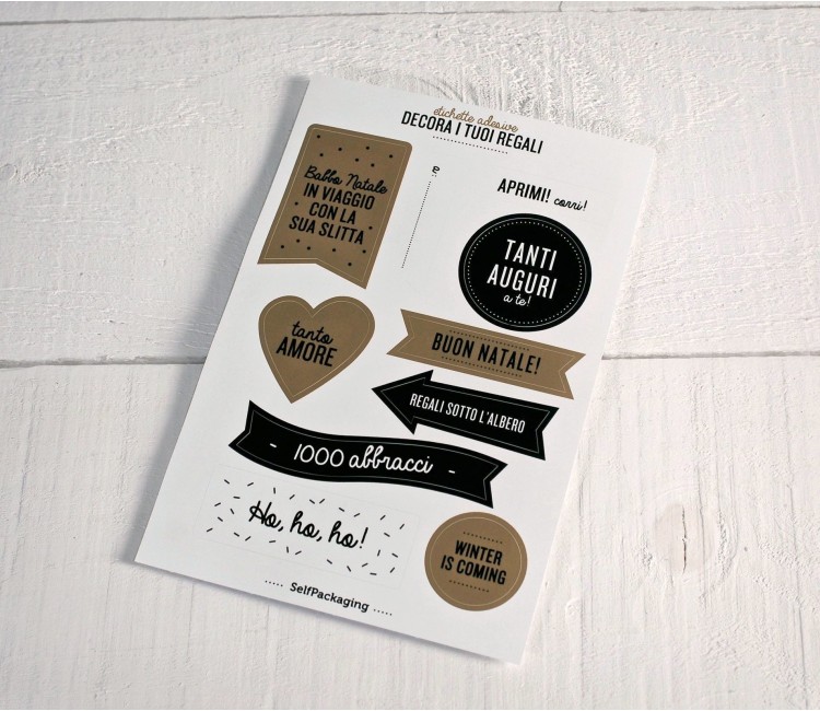 Kit de adhesivos decorativos para Navidad