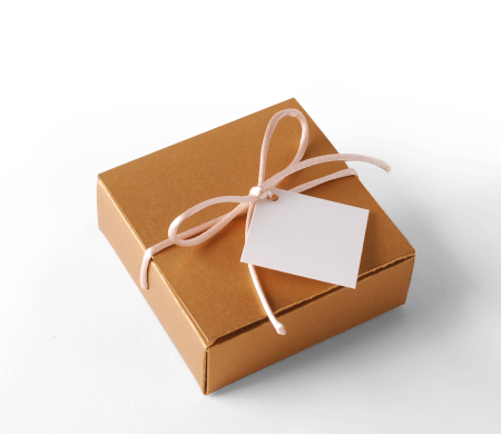 Caja Regalo Cuadrada para Detalles de Boda y Eventos