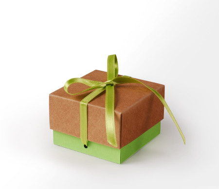 Bonita Caja Regalo con Tapa y Lazo Decorativo