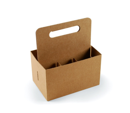 Caja para cervezas con asa