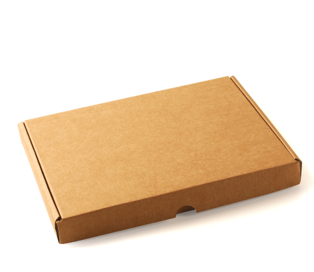 Caja plana para envío postal
