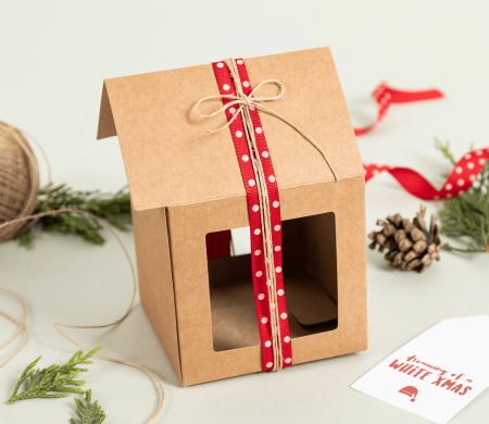 Caja Casita de Cartón ¡Cajas Originales!