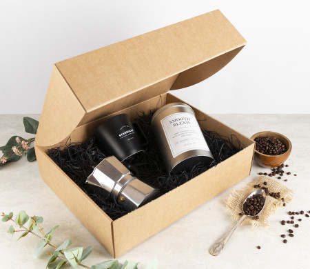 Caja de envíos premium muy grande, resistente y de lineas modernas