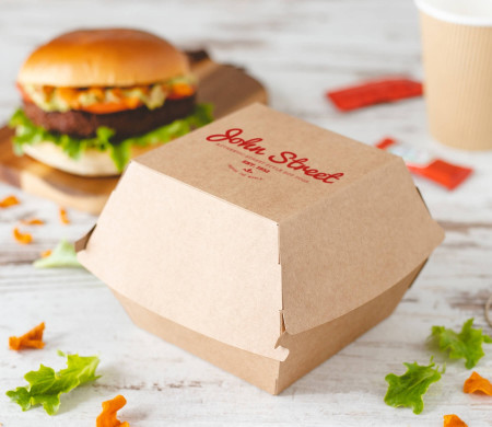 Caja Para Hamburguesas